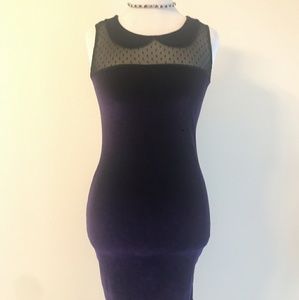 One & Only Urban Outfitters Purple Velvet Dress